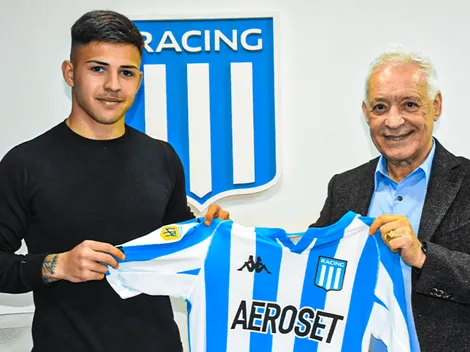 Catriel Cabellos y su sentir tras firmar su primer contrato con Racing