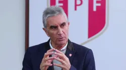 Juan Carlos Oblitas respaldo a Agustín Lozano por los cambios que se realizarán para el fútbol peruano desde el 2023. Foto: FPF