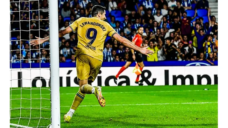 En triunfo del Barcelona, Lewandowski empezó su romance con el gol. (Foto: Getty Images)