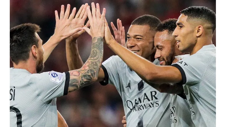 PSG golea a Lille y Mbappé se amista con Messi y Neymar. (Foto: Getty Images)