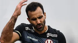 Carvallo molesto. (Foto: Liga de Fútbol Profesional)