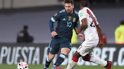 Messi se puede volver a topar con Perú