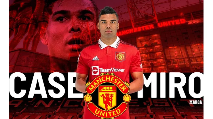 Casemiro es nuevo jugador del Manchester United y se reencontrará con Cristiano Ronaldo. Foto: Marca