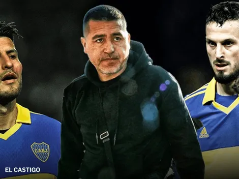 Juan Román Riquelme castigó así a Carlos Zambrano y Darío Benedetto