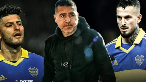 Juan Román Riquelme castigó así a Carlos Zambrano y Darío Benedetto
