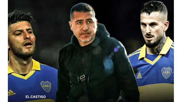 Juan Román Riquelme castigó así a Carlos Zambrano y Darío Benedetto