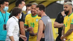 Duelo pendiente entre Argentina y Brasil por las Eliminatorias, no se disputará. Foto: TyC Sports