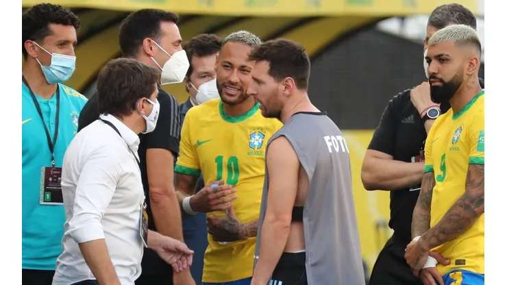 Duelo pendiente entre Argentina y Brasil por las Eliminatorias, no se disputará. Foto: TyC Sports
