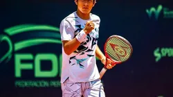 Gonzalo Bueno ascendió varios puestos en el Ranking ATP Lima Challenger. Foto: Andina