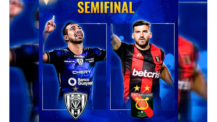 Cierra en Arequipa: día, hora y lugar del Melgar vs Independiente por semis de la Suda. (Foto: Twitter Copa Sudamericana)