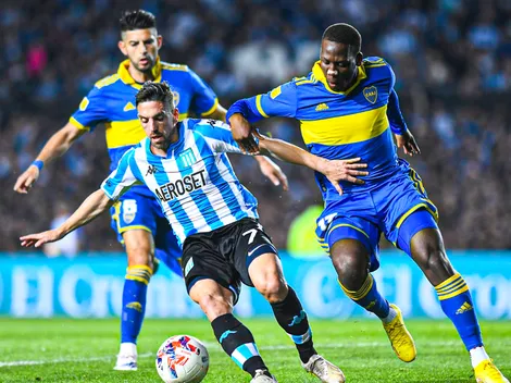 Boca Juniors empató ante Racing con pelea de Zambrano incluida
