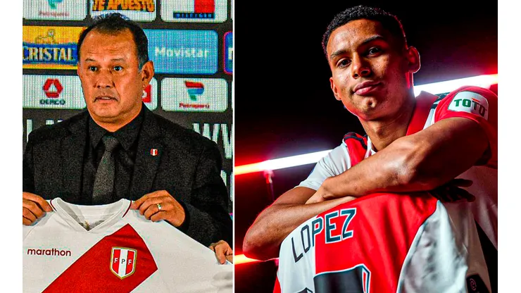 El DT de Perú se refirió al fichaje de López.
