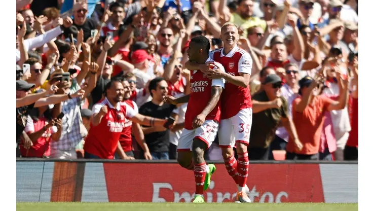 Con doblete de Gabriel Jesús, Arsenal vence 2-0 al Leicester. Foto: Getty