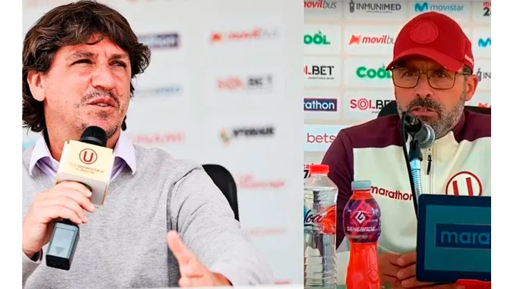Jean ferrari mostró su respaldo a Carlos Compagnucci a pesar de los malos resultados. Foto: Fútbol Peruano