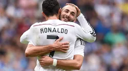 Karim Benzema se refirió a Cristiano Ronaldo previo a la final de la Super Copa de Europa. Foto: Getty