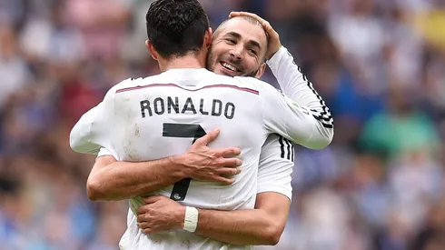 Karim Benzema se refirió a Cristiano Ronaldo previo a la final de la Super Copa de Europa. Foto: Getty