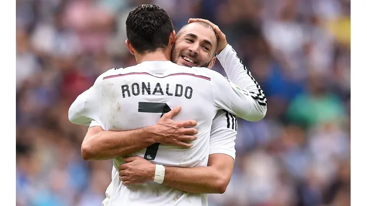 Karim Benzema se refirió a Cristiano Ronaldo previo a la final de la Super Copa de Europa. Foto: Getty