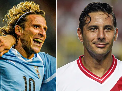 El duelo entre Claudio Pizarro y Diego Forlán por iniciativa de la CONMEBOL
