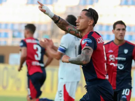 La publicación de Lapadula tras marcar su primer gol oficial con Cagliari