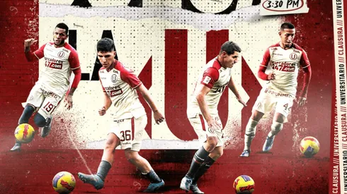 Once titular de la "U" en el día de su aniversario 98° vs. Cienciano del Cusco