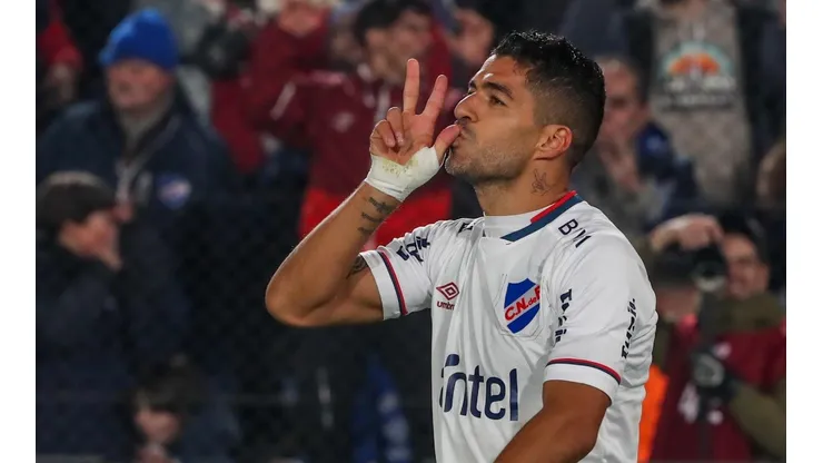 Luis Suárez marcó su primer gol con Nacional tras su regreso al fútbol uruguayo. Foto: Nacional