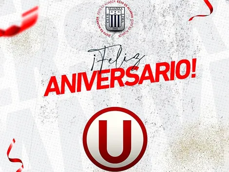 En el aniversario de la 'U': Alianza lo saludó burlonamente