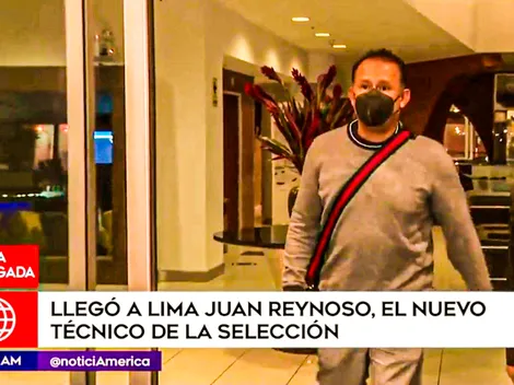 Juan Reynoso llegó a Lima y será presentado como nuevo DT de Perú