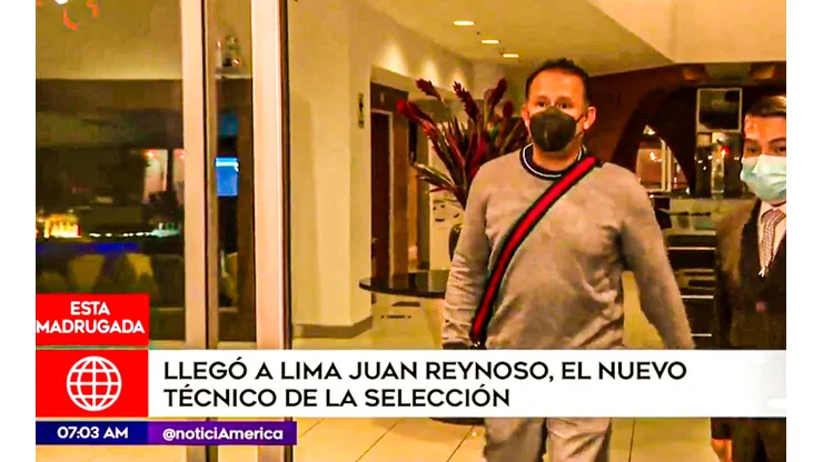 El 'Cabezón' llegó en la madrugada a Lima.