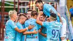 El peruano fue titular en el cuadro lituano.