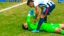 Franco Saravia salvó la portería blanquiazul.