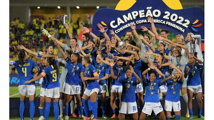 Brasil consiguió su octava Copa América Femenina tras vencer 1-0 a Colombia. Foto: Conmebol