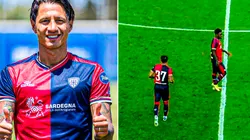 Lapadula marcó su primer gol con Cagliari.