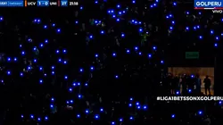 ¡MANSICHE A OSCURAS! Se fue la luz durante la 'U' ante Vallejo. (Foto: Captura de pantalla)