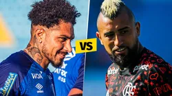 Duelo de sueldos en Brasil: cuánto gana Guerrero y cuánto Vidal. (Foto: Getty Images)