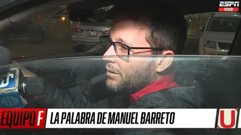 Manuel Barreto volvió a declarar sobre la situación de Alex Valera en Universitario de Deportes. Foto: ESPN