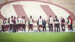 Con Succar de 9: el 11 de Universitario ante Stein. (Foto: Twitter Universitario)