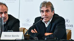 Nestor Bonillo se pronunció sobre el vuelo chárter que viajó a Doha para afrontar el repechaje a Qatar 2022. Foto: Andina