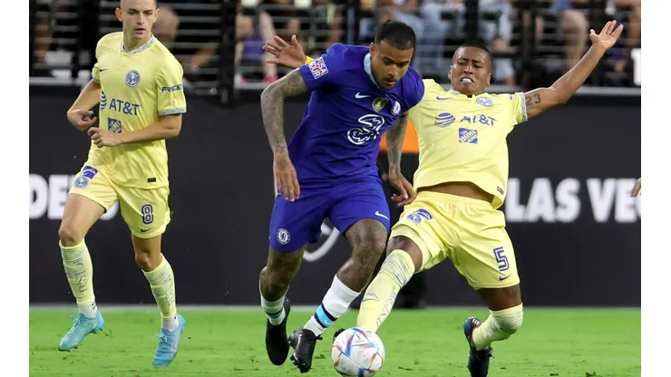 América no pudo ante el Chelsea y cayó 2-1 en amistoso internacional. Foto: Getty
