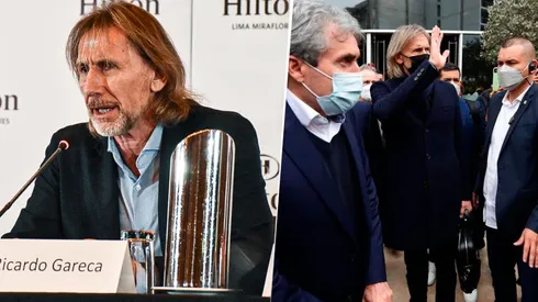 La última conferencia de Ricardo Gareca tras siete años al mando de la Selección Peruana. Foto: Andina