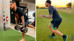 Paolo Guerrero continúa sus entrenamientos en Brasil mientras consigue equipo. Foto: GLR