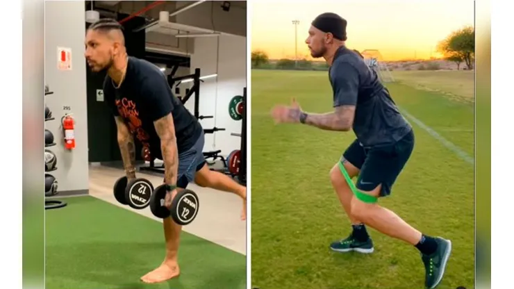 Paolo Guerrero continúa sus entrenamientos en Brasil mientras consigue equipo. Foto: GLR