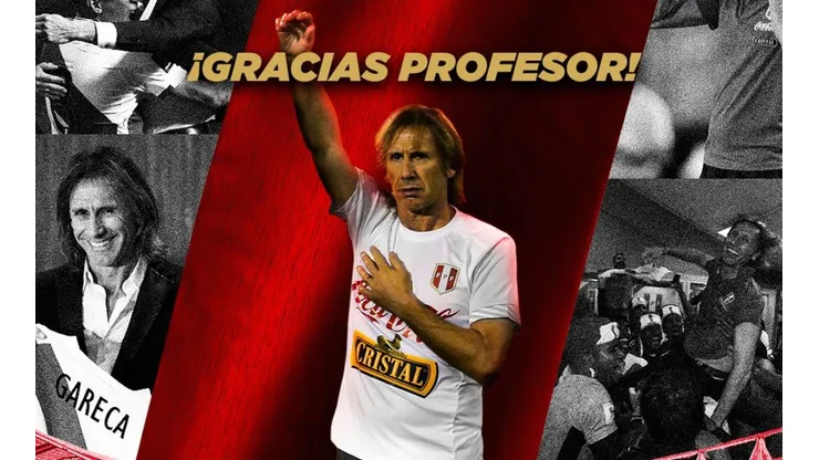 “Gracias por hacernos vivir una de las mejores épocas del fútbol peruano”. (Foto: Twitter Selección Peruana)