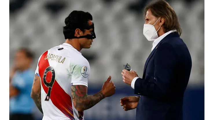 Gianluca Lapadula se despidió de Ricardo Gareca con unas emotivas palabras de agradecimiento. Foto: Getty