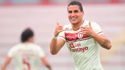 Alexander Succar cortó su sequía de goles y marcó el 4-0 para Universitario frente a la USMP. Foto: Liga de Fútbol Profesional