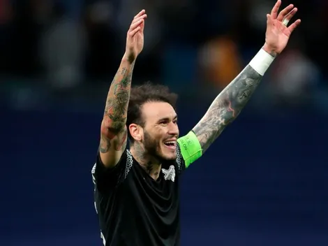 Hinchada del Sheriff se despidió de Gustavo Dulanto