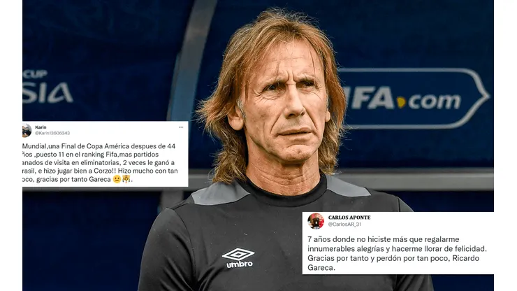 La hinchada peruana se hizo presente por redes sociales.
