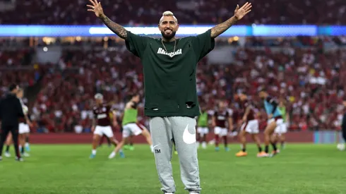 Arturo Vidal presente en el Flamengo v Atletico Mineiro por la Copa Do Brasil 2022. Foto: Getty