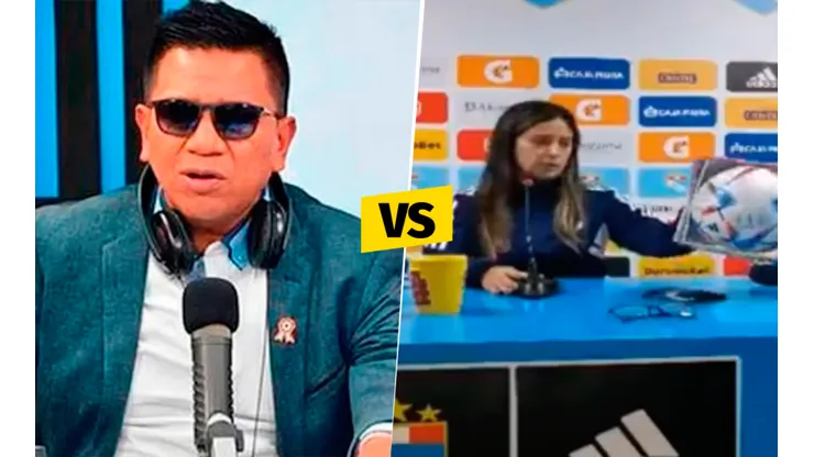Silvio Valencia exigió 'que boten' a Romina Antoniazzi de Sporting Cristal
