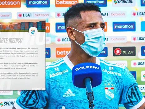 Sporting Cristal anunció las lesiones de Yotún y dos jugadores más