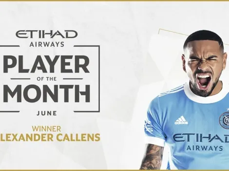 Alexander Callens fue elegido como el mejor jugador del mes de junio en New York City